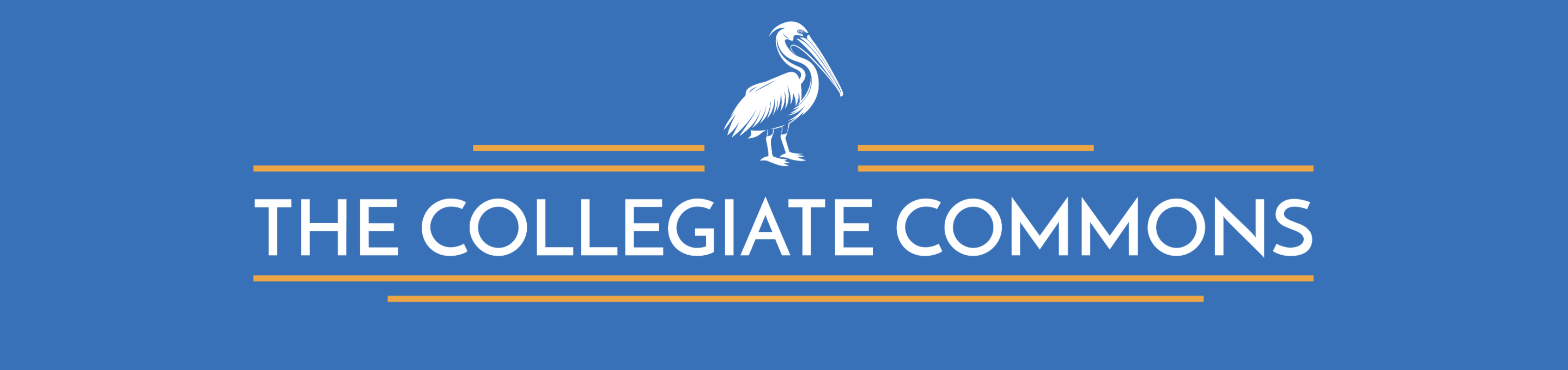 The Collegiate Commons Logo and Advertisement